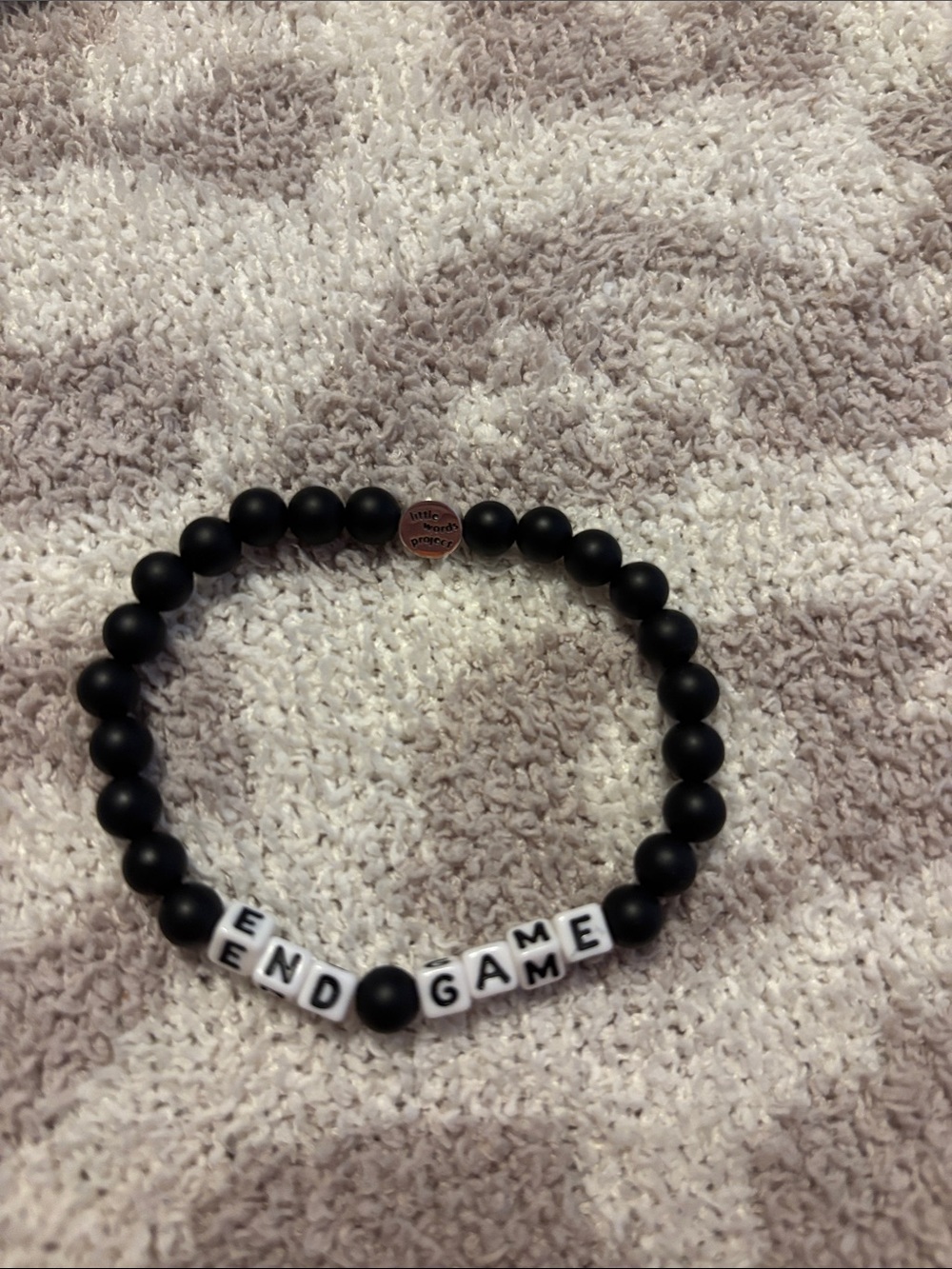 “End Game” Little Words Project bracelet